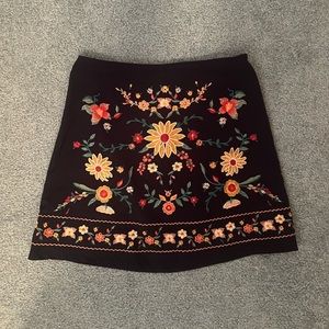 Embroidered Skirt